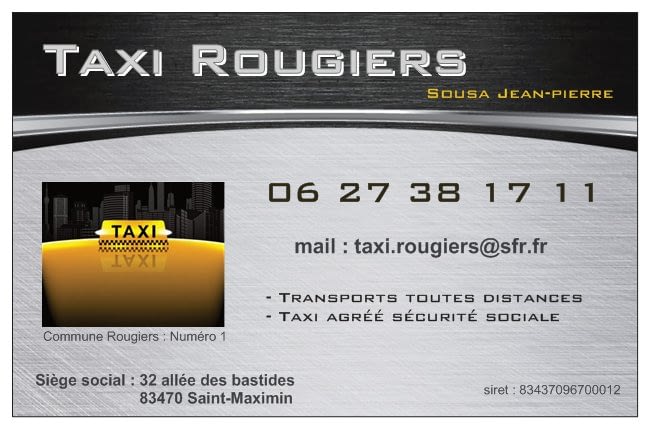 taxi rougiers 83